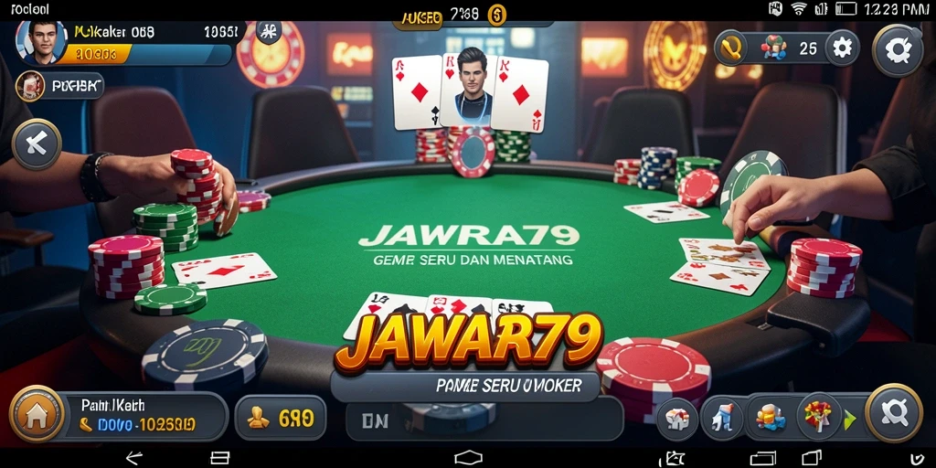 Antarmuka menawan dari JAWARA79 dengan fungsi Poker yang menarik.
