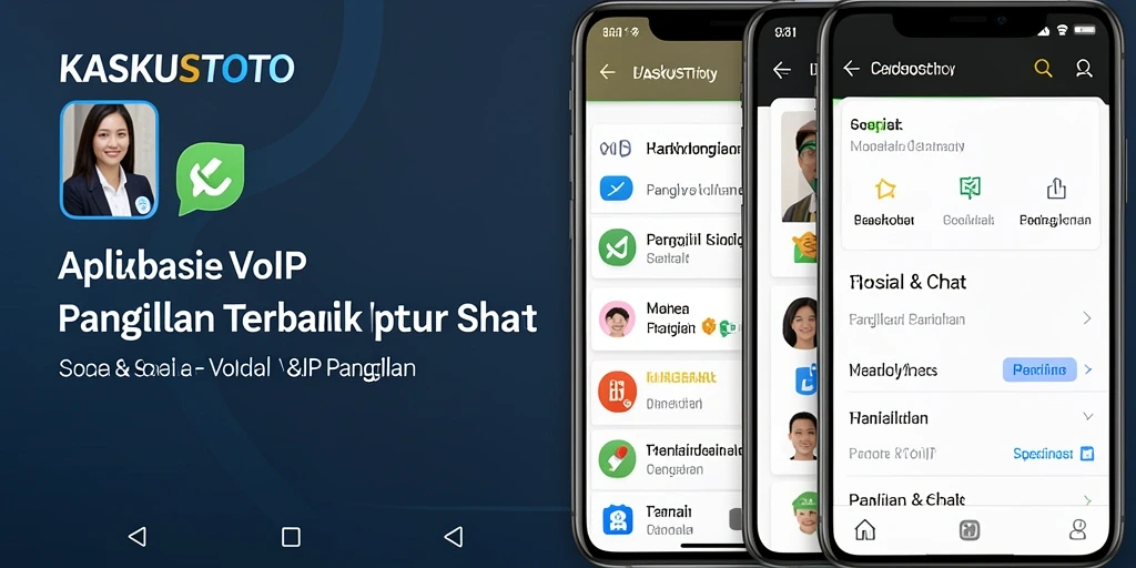 Antarmuka KASKUSTOTO saat melakukan panggilan VoIP yang jelas dan responsif.