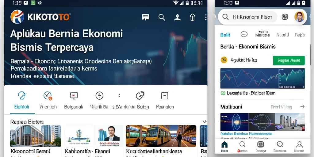 Tampilan antarmuka KIKOTOTO yang menarik dan informatif untuk pengguna.