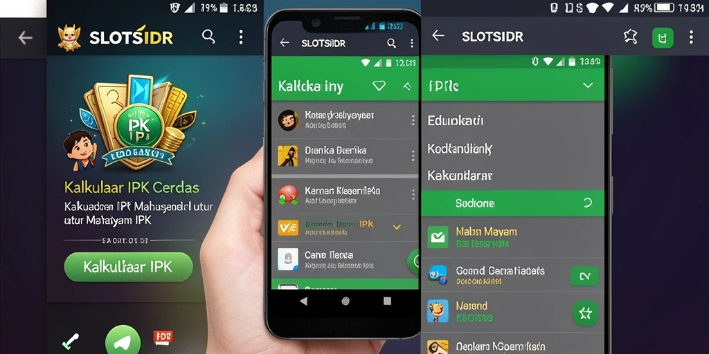 Tampilan antarmuka SLOTSIDR untuk Kalkulator IPK yang mudah digunakan.