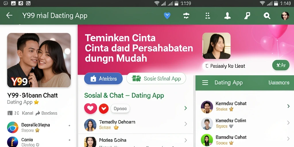 Tampilan antarmuka Y89 yang modern dan sederhana.